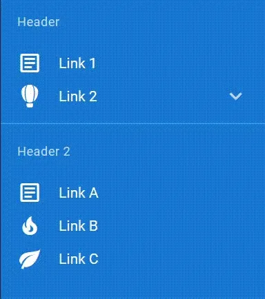 Nested Menus